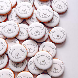 Pierniki z logo - koło rozmiar 5 cm