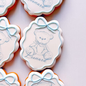 Plakietka z misiem - pierniczek zdobiony